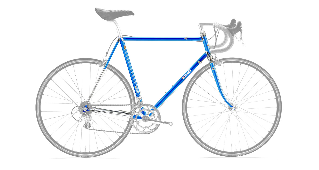 2026 Cinelli Supercorsa lugged steel road bike gives new life to an icon: Blu China frameset