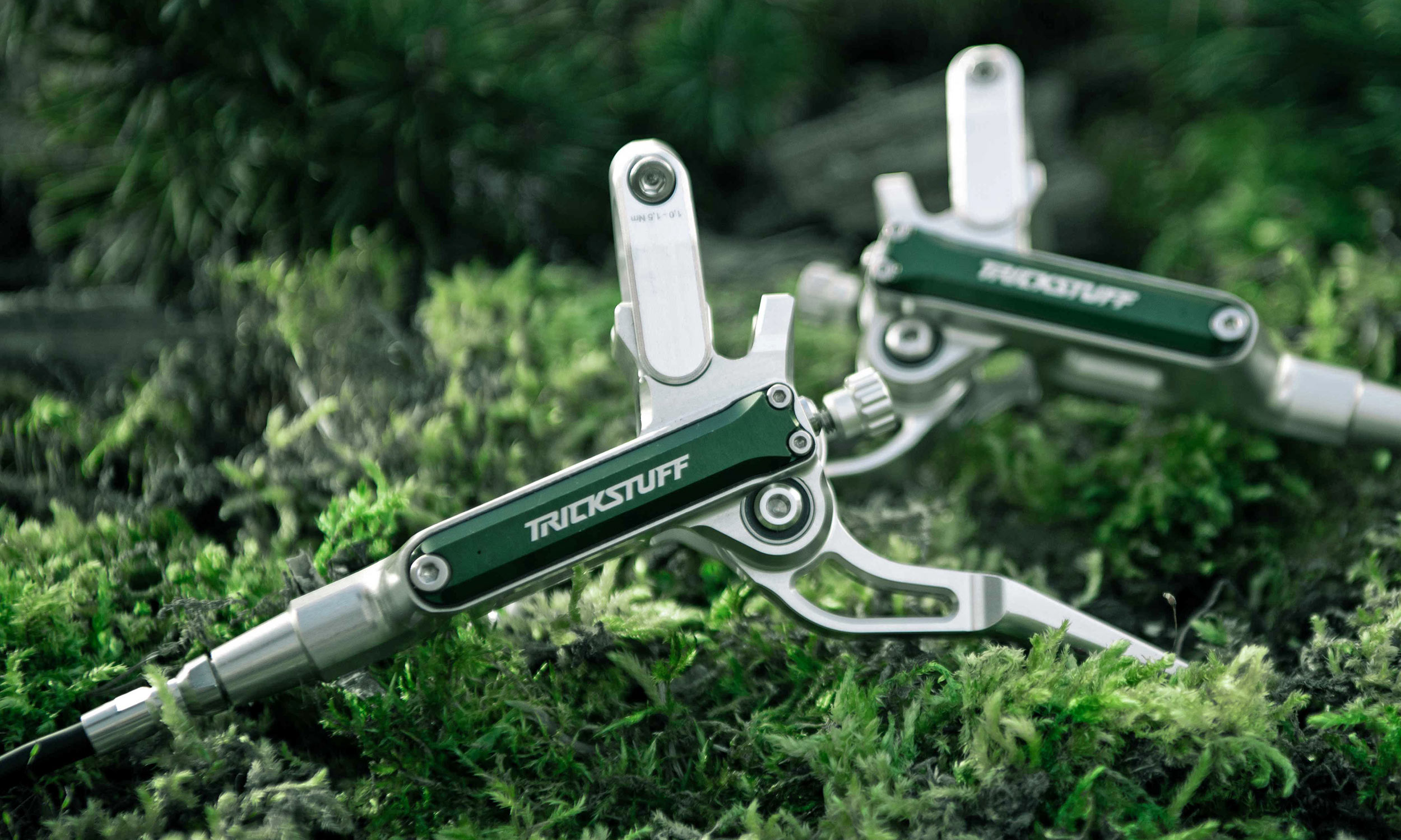 2026 Trickstuff Direttissima Forest Green limited edition MTB-bremser: pumper og håndtag
