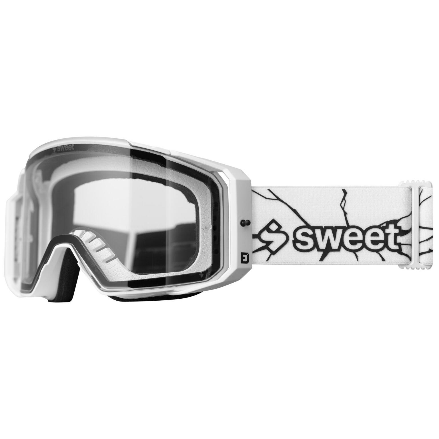 studio image of the Deckard MTB Goggle with a Emil Johansson frame and clear lens