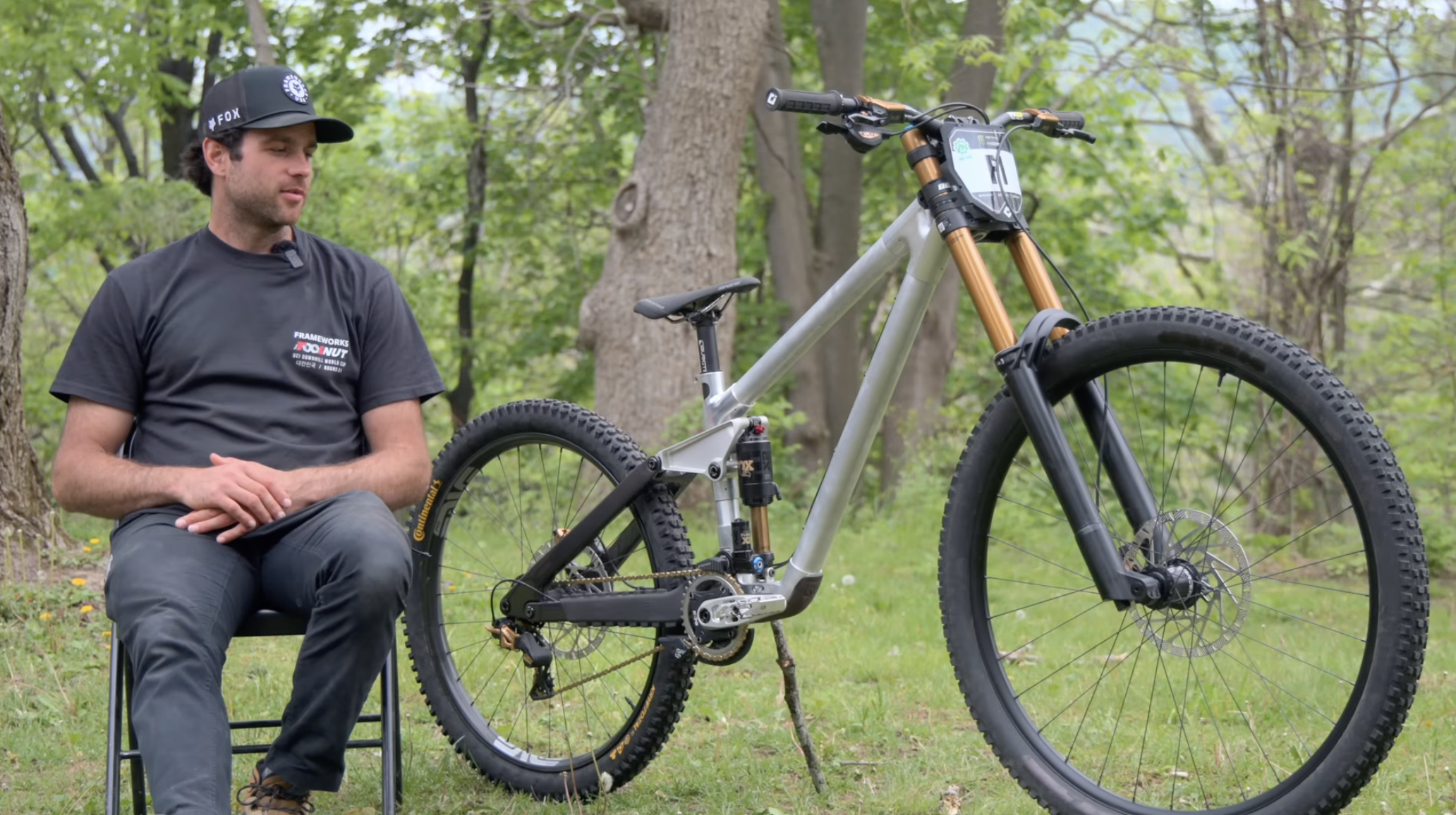 Frameworks Dabbles with 32” Wheels for Downhill