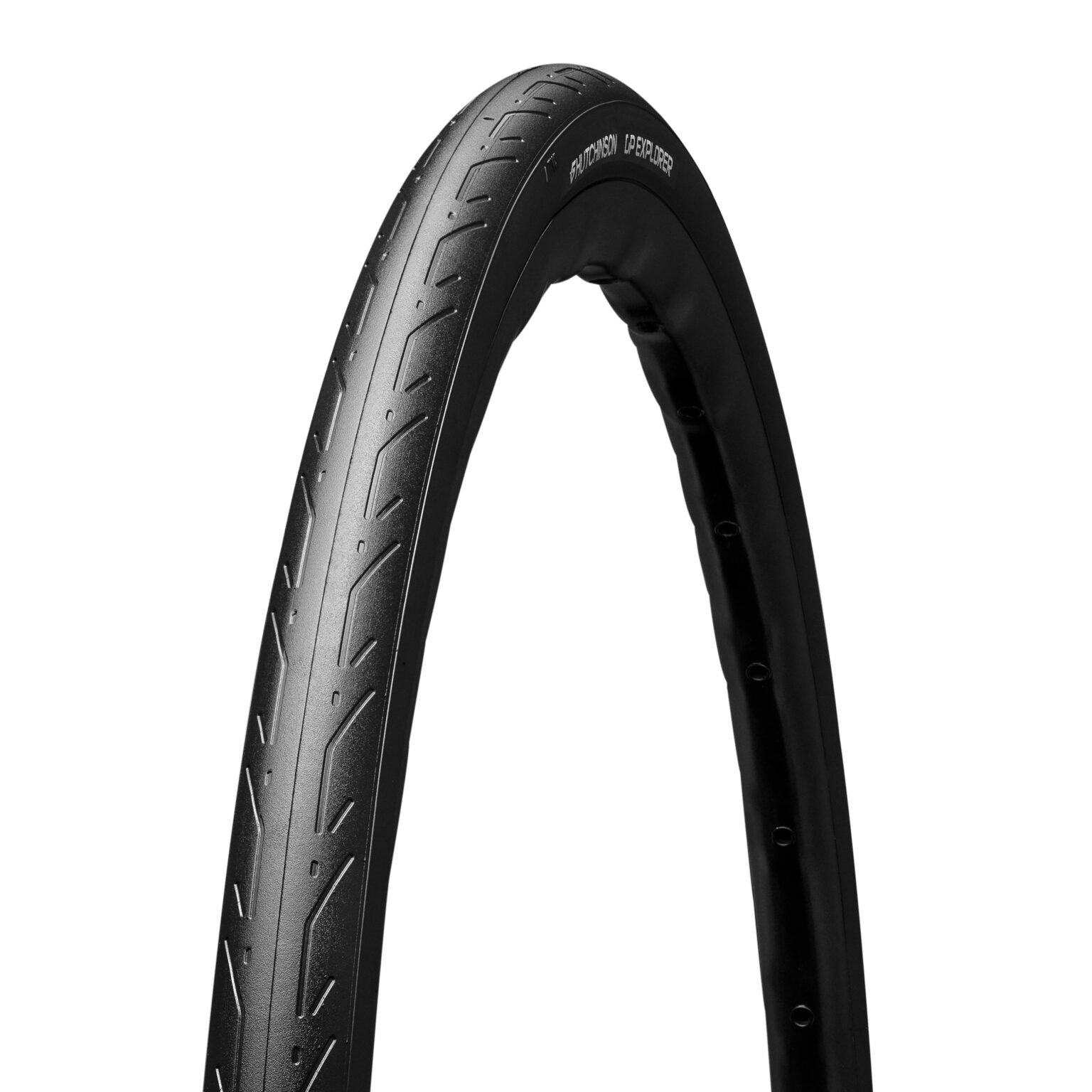 studio image of the GP Explorer tire with a black sidewall.