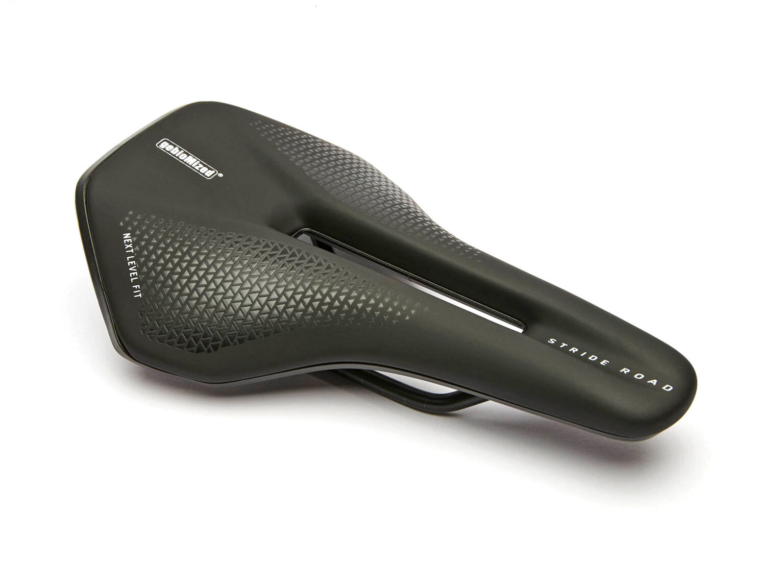 GebioMized CrMo lower price of ergonomic saddle with steel rails: Stride Road 145mm