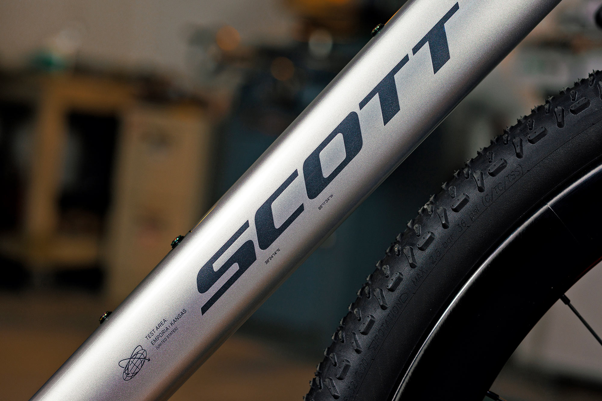 Scott 32" prototype aero Addict Gravel RC cykel til UNBOUND: Kun Emporia
