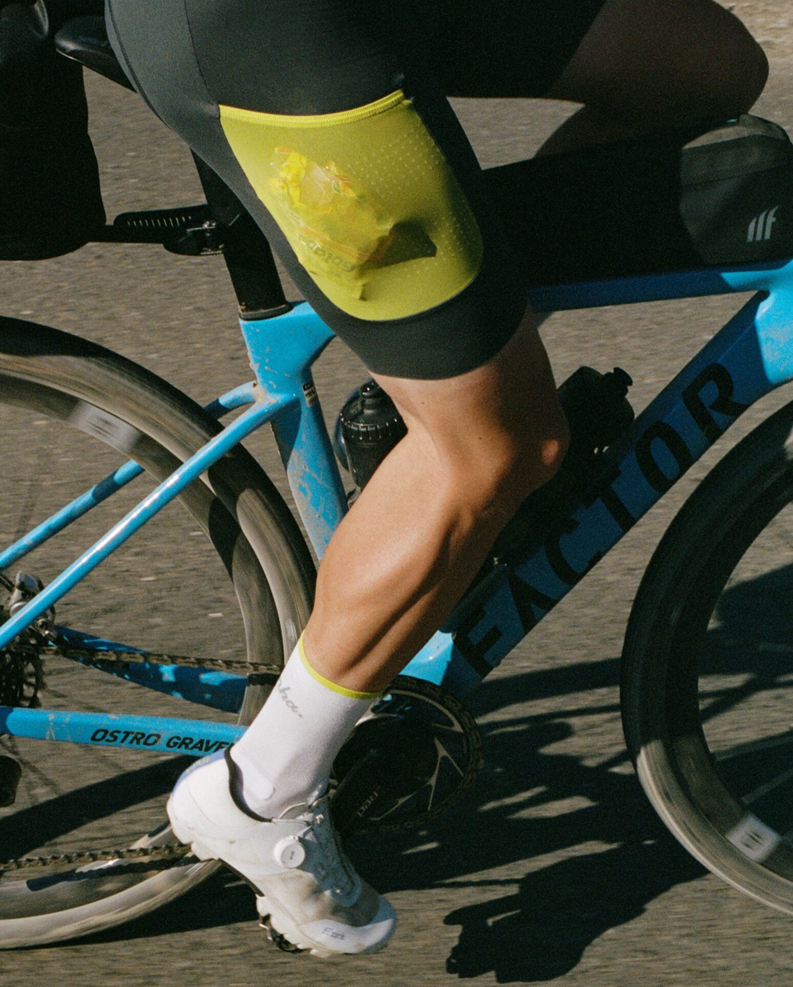 Victor in the Brevet cargo bibs
