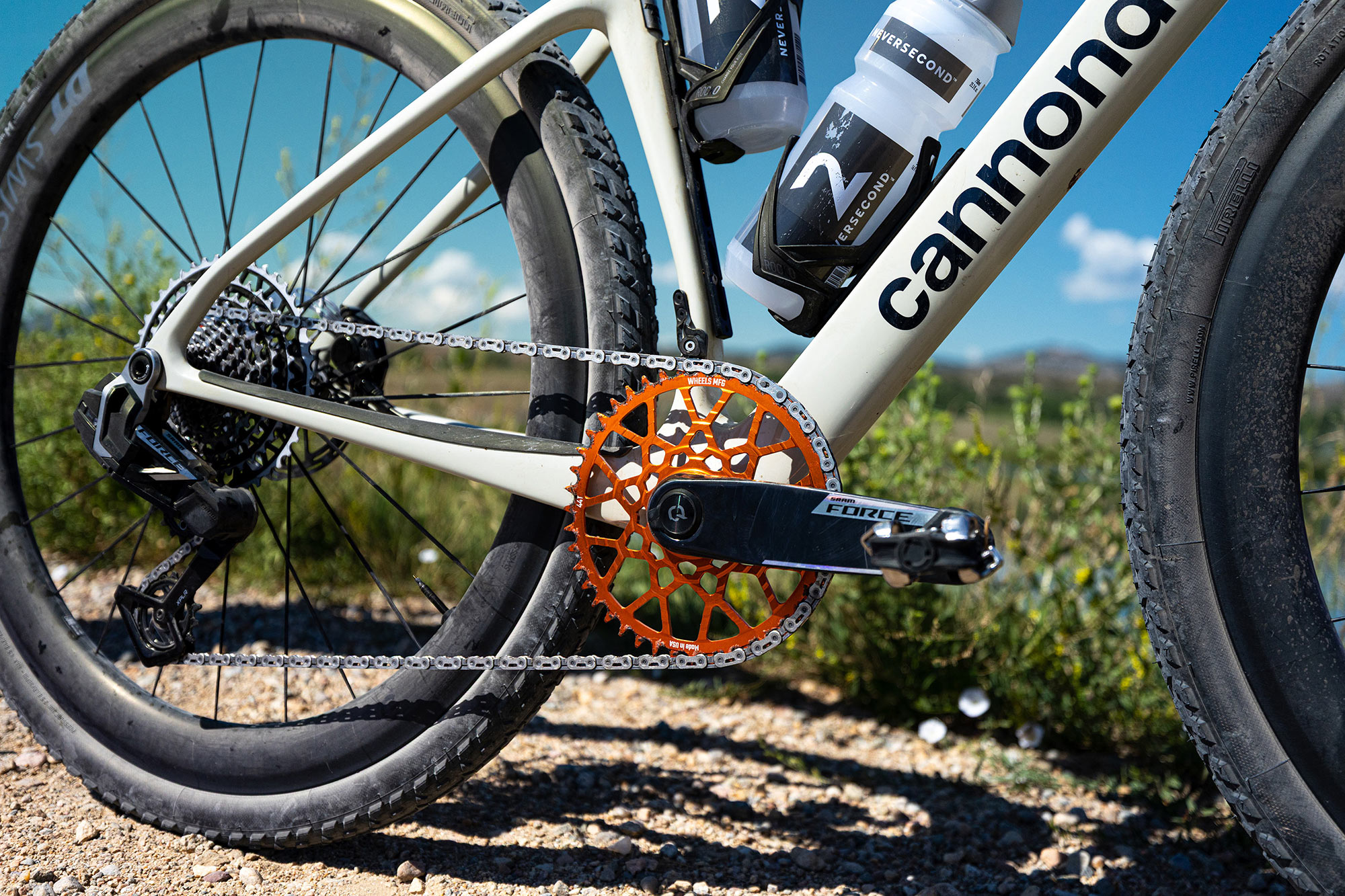 orange ring on SRAM Force XPLR groupset