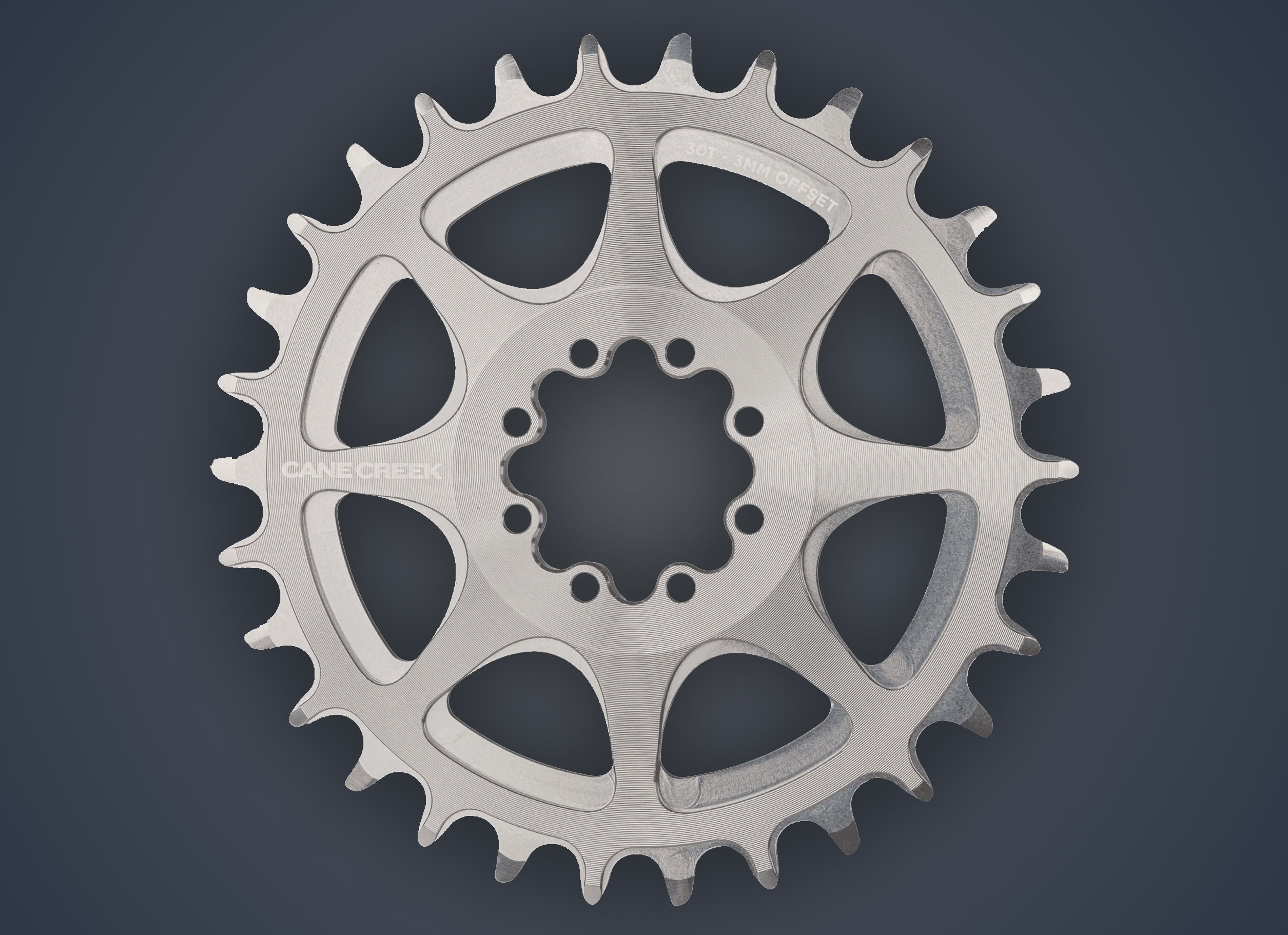 Cane Creek Adds Titanium Grey Chainrings for eeWings