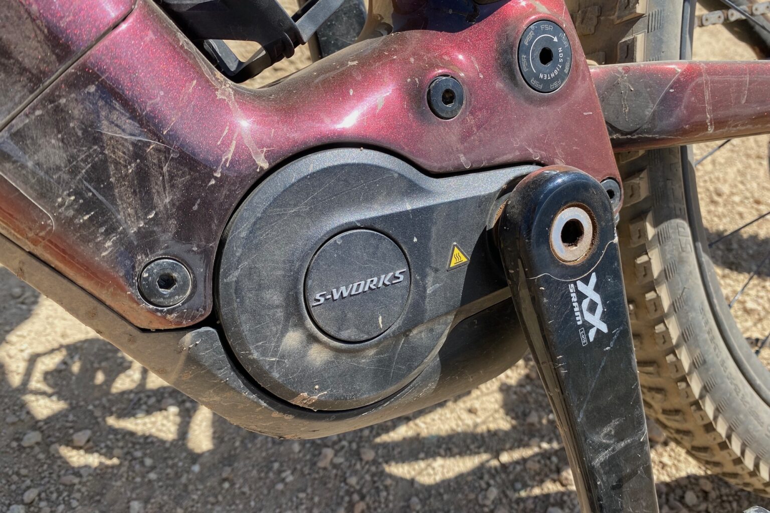 The Specialized S-Works 3.1 motor on the Turbo Levo 4