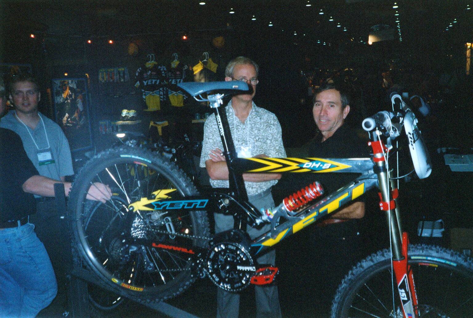 Mert Lawwill designed a 4-bar suspension system Schwinn and Yeti used