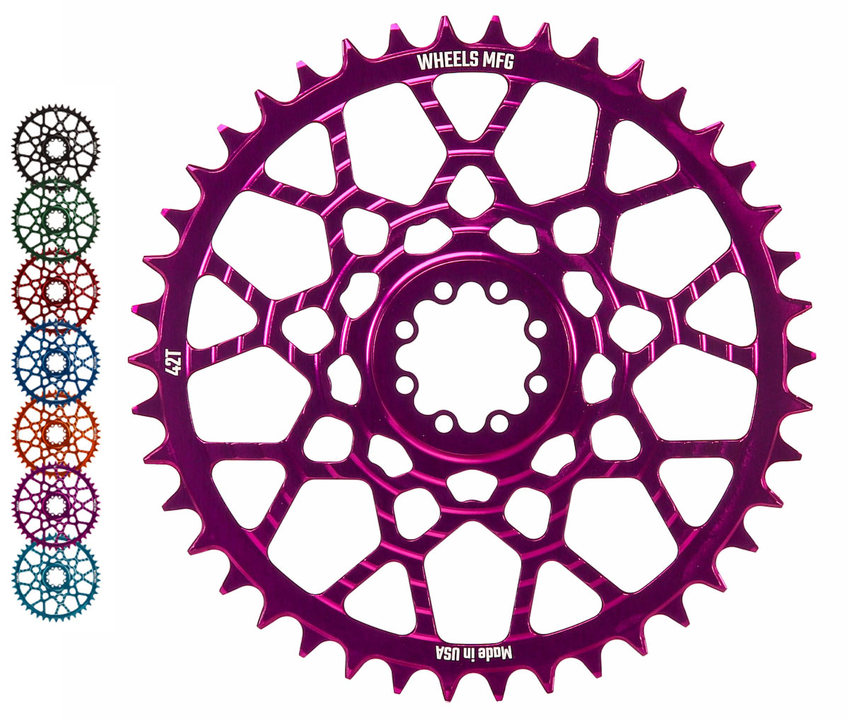 wheels mfg alloy cnc machined chainrings.