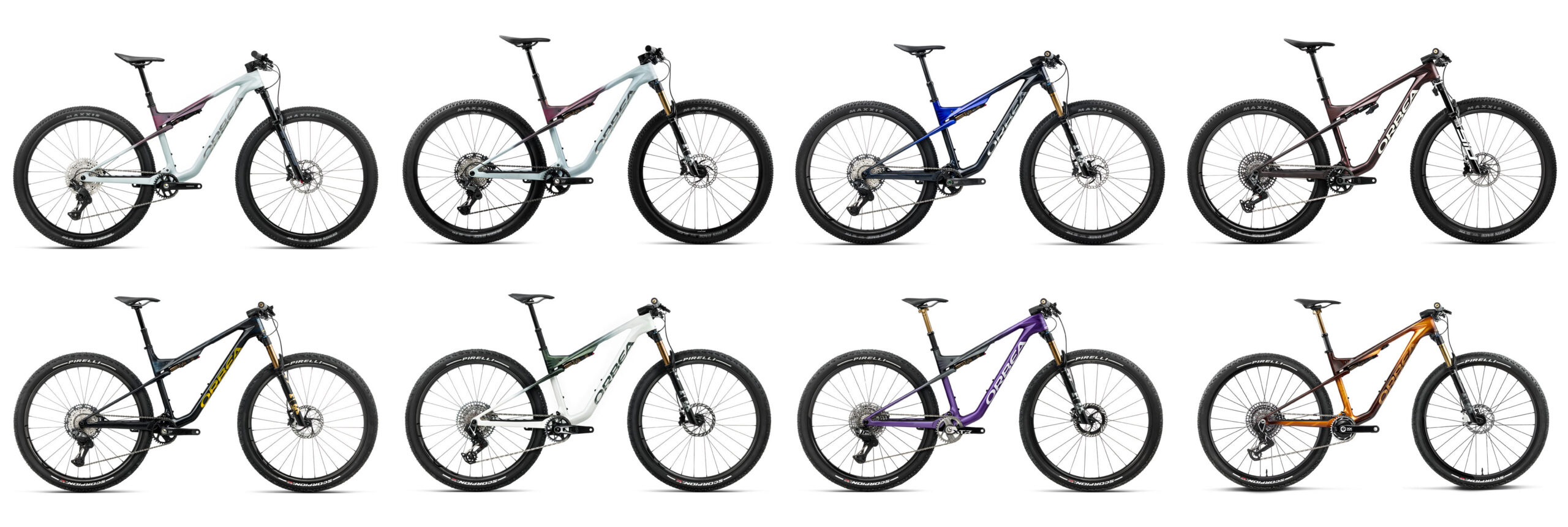 2027 orbea oiz colors and models collage.