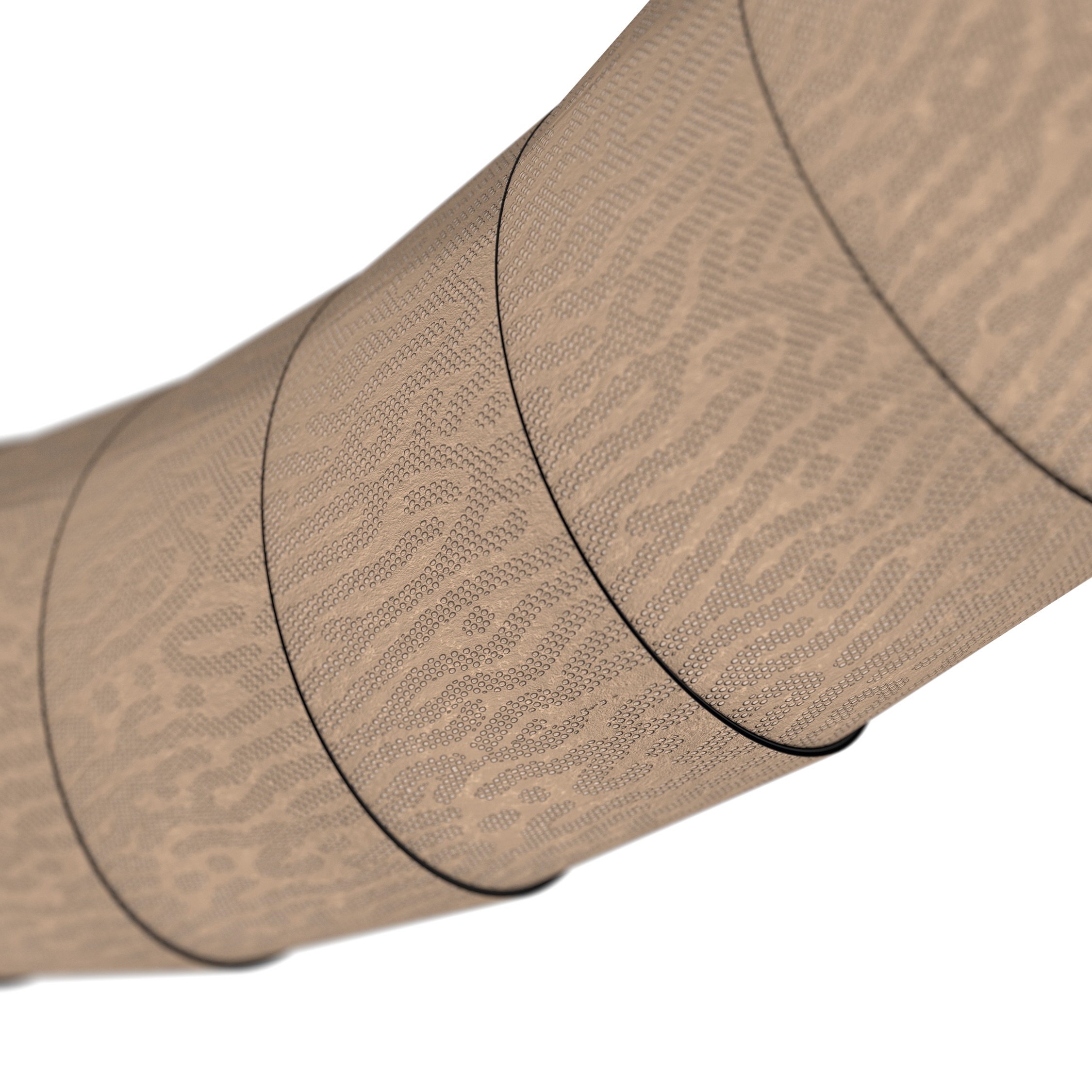 studio image of the texture of ergon BT Greenlab bar tape