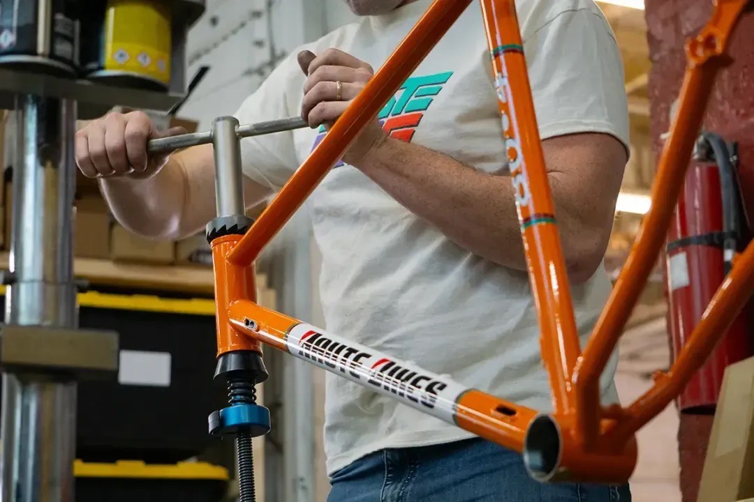 Crafted Southeast Bike Show headtube clean