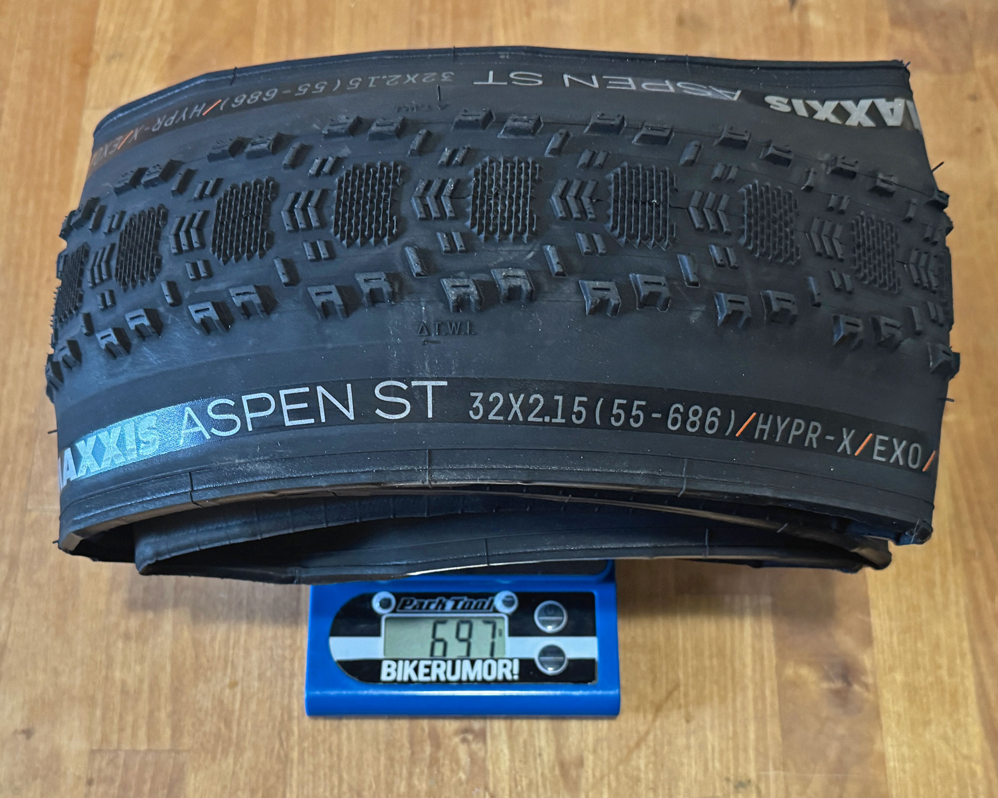 ny 32" Maxxis terrændæk: Aspen ST grus 32x2,15" 686x55mm faktisk vægt