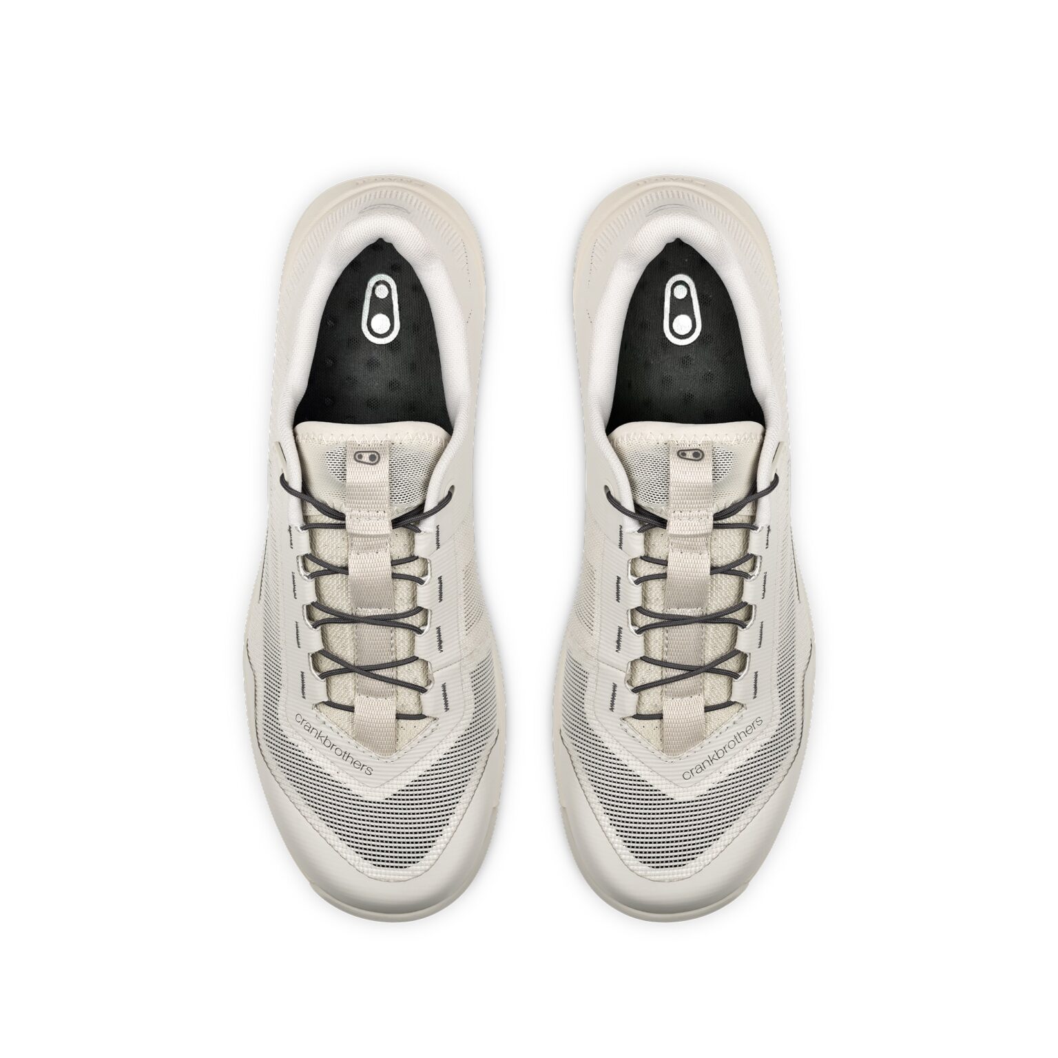 studio image of the Crankbrothers Mallet Trail Vent shoes from the top