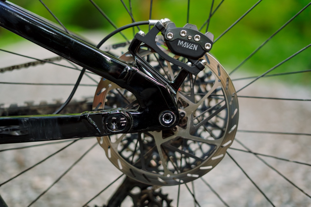 Marin Bikes Alpine Trail E puce d'orteil et frein
