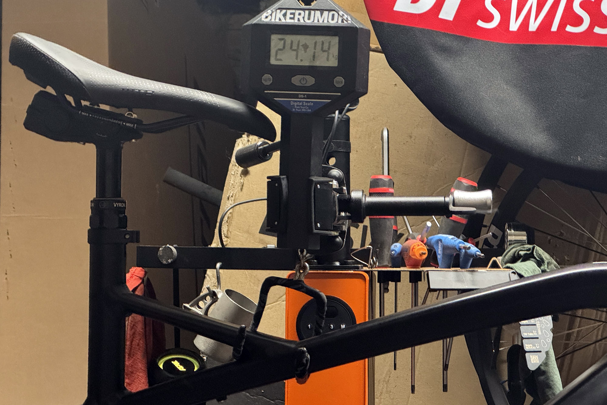 Remco Bike Lift electric telescoping bicycle repair stand because ebikes are not light