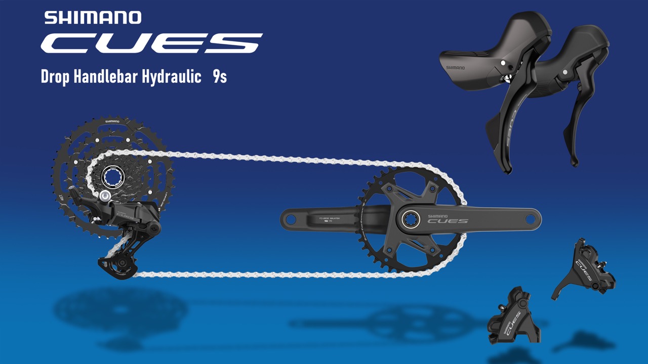 Shimano Expands Lower-Tier Drop Bar Offerings with New Hydraulic 9-speed CUES