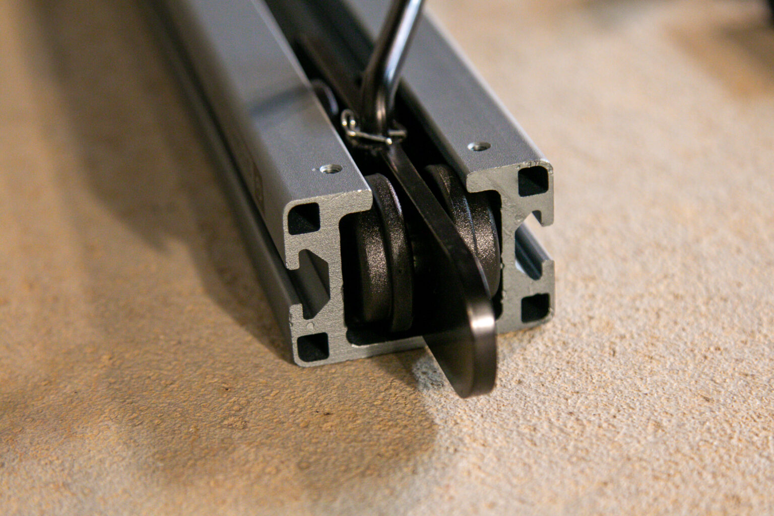 Cycleslide carrier in track