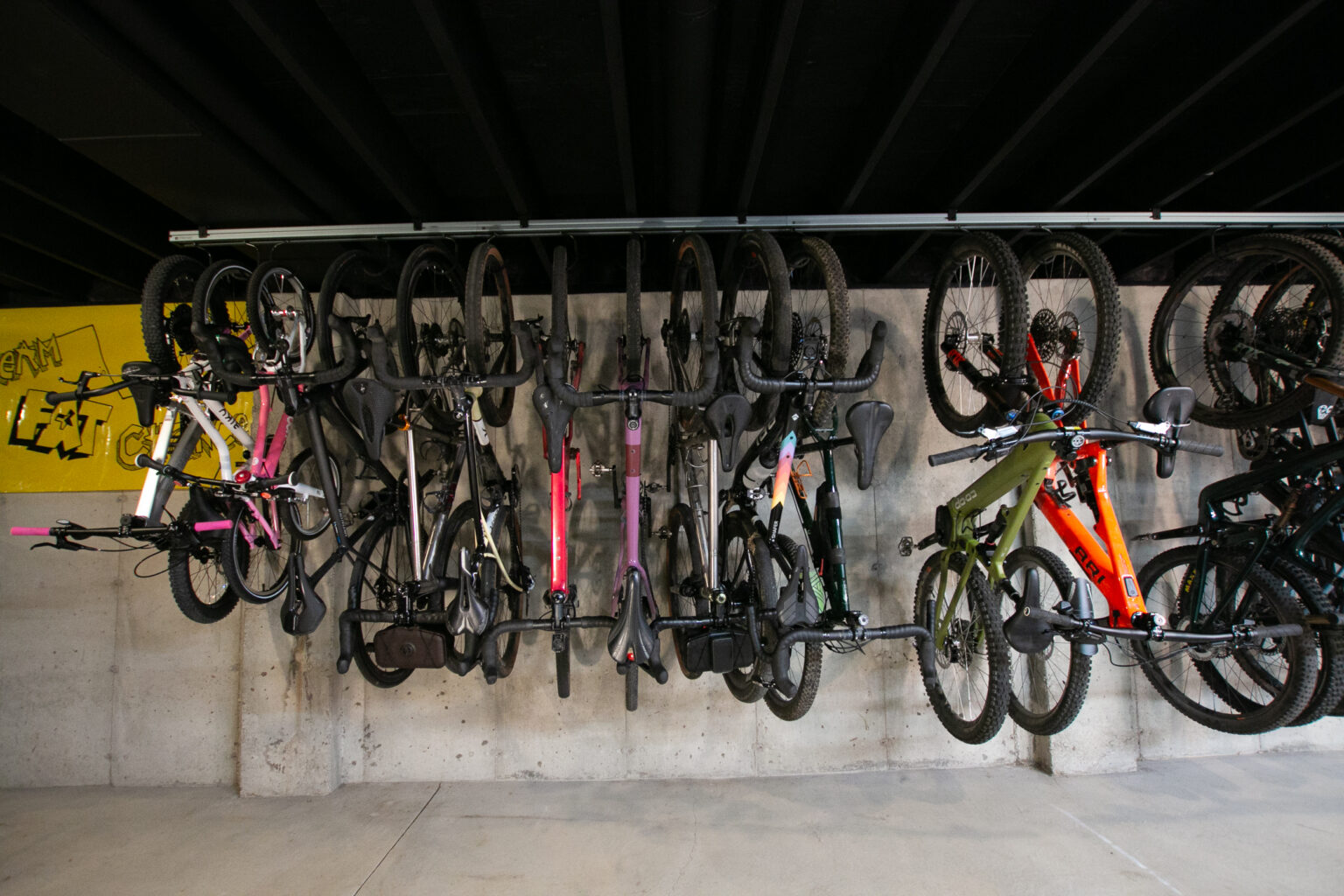 Cycleslide loaded with bikes