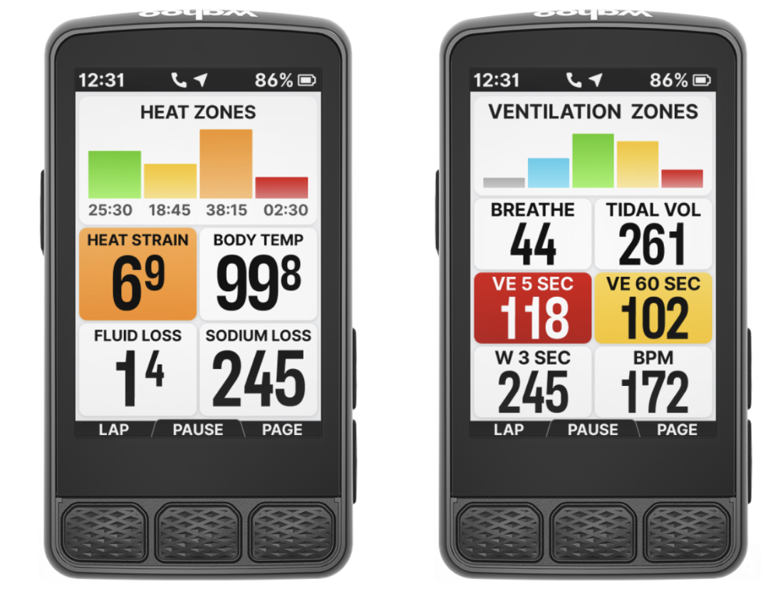 Wahoo ELEMNT Update To Display Live CORE, FLOWBIO, hDrop & Tymewear Sensor Data