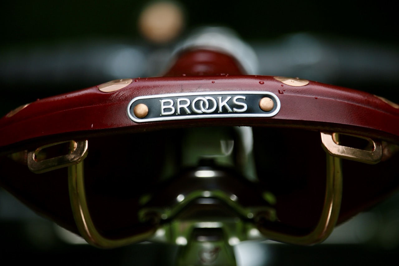 Wilde X Brooks B17 Bordeaux Special back end