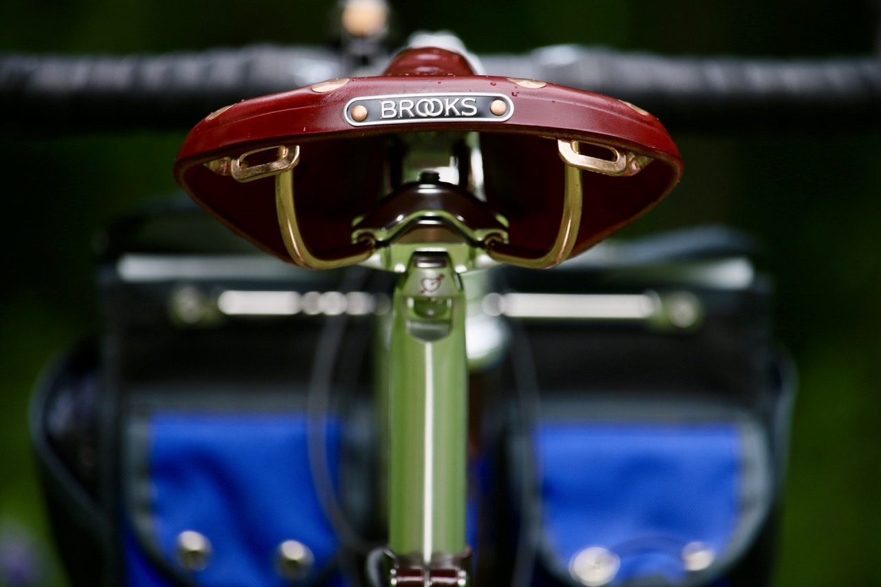 Wilde X Brooks B17 Bordeaux Special rear