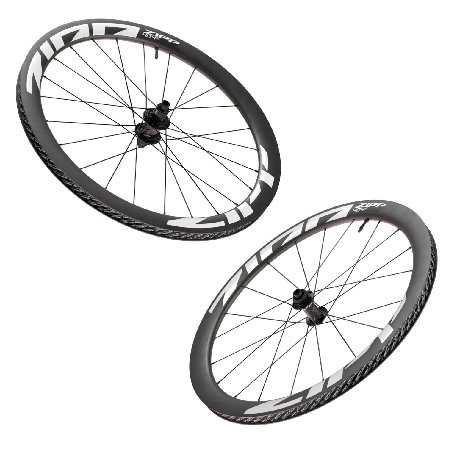 studio image of the zipp 404 S wheelset