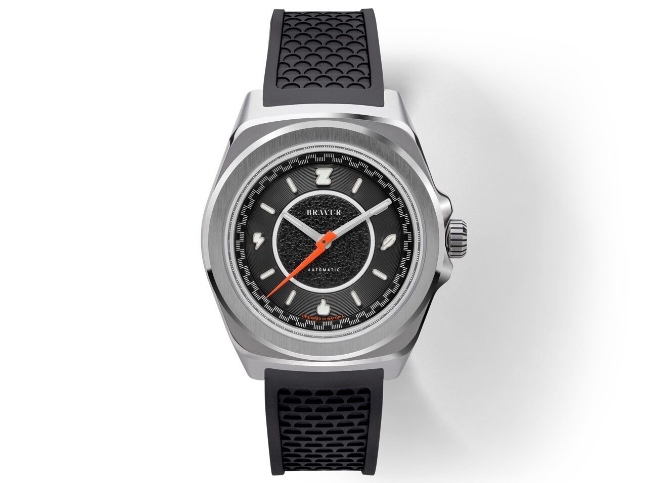 Zwift X Bravur Collab Limited Timepiece black front