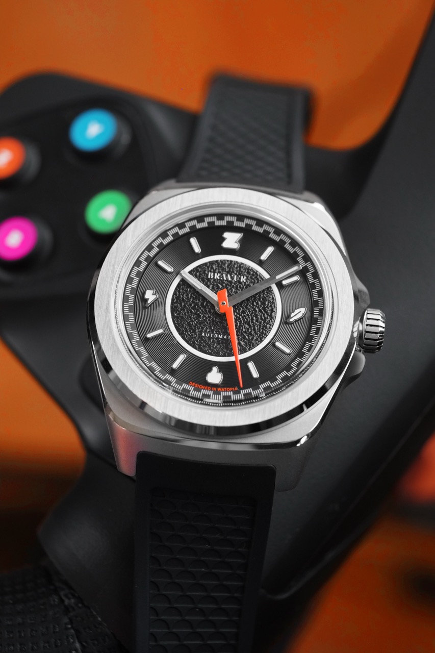 Zwift X Bravur Collab Limited Timepiece black watch