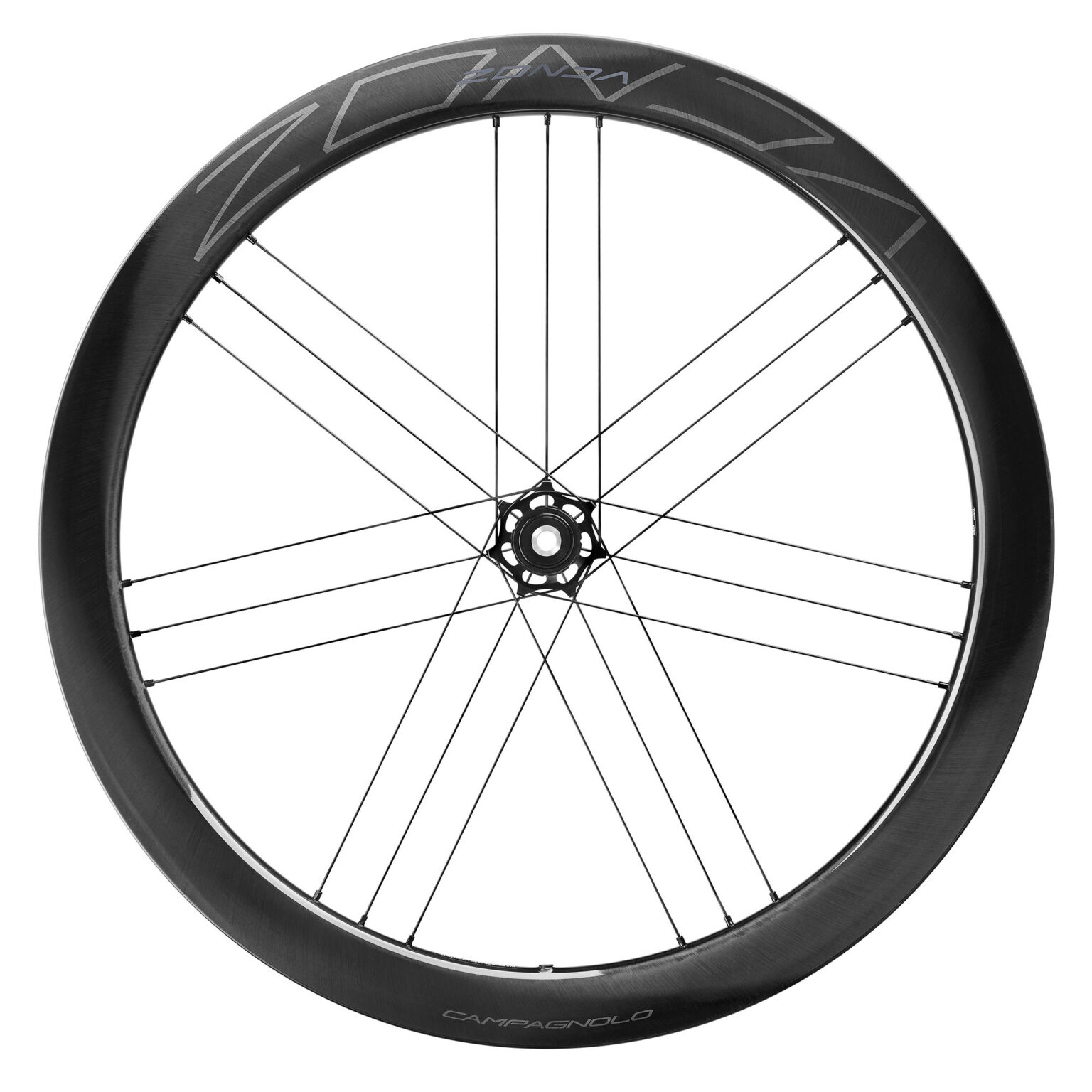 2026 Campagnolo Zonda All Road carbon aero road and gravel wheelset: front wheel