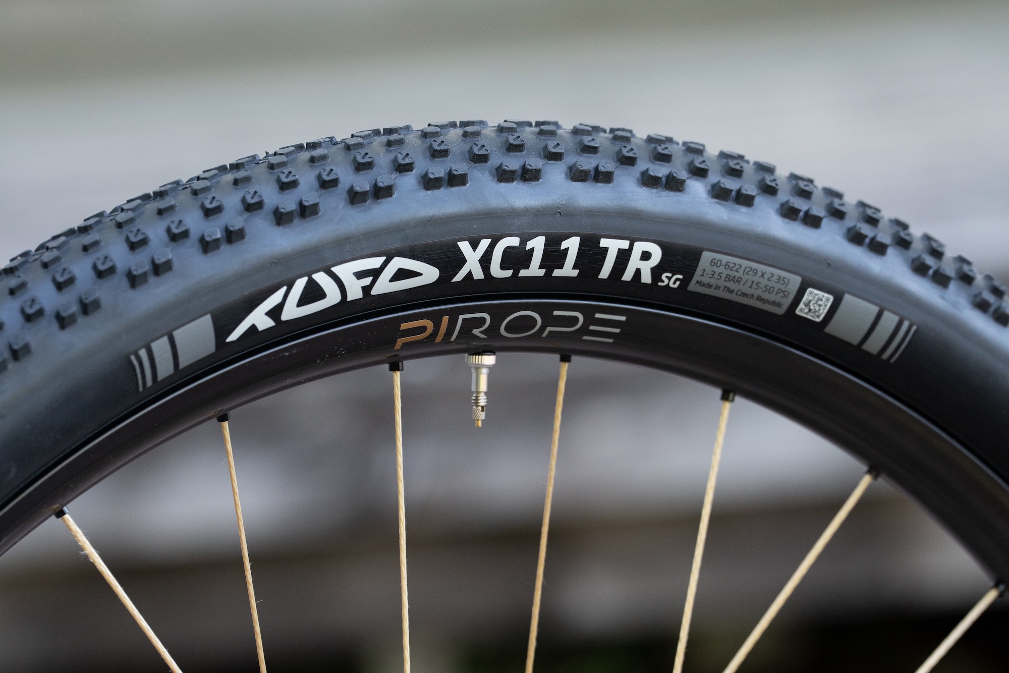 The Tufo tire on the Scott Spark RC custom build