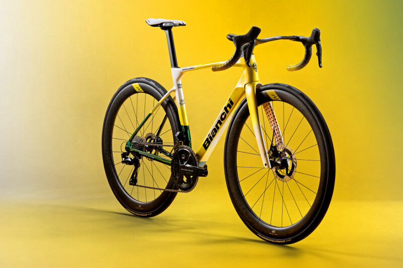 All-new Bianchi Specialissima RC is the Official Bike of the Tour de France, in LTD Livery
