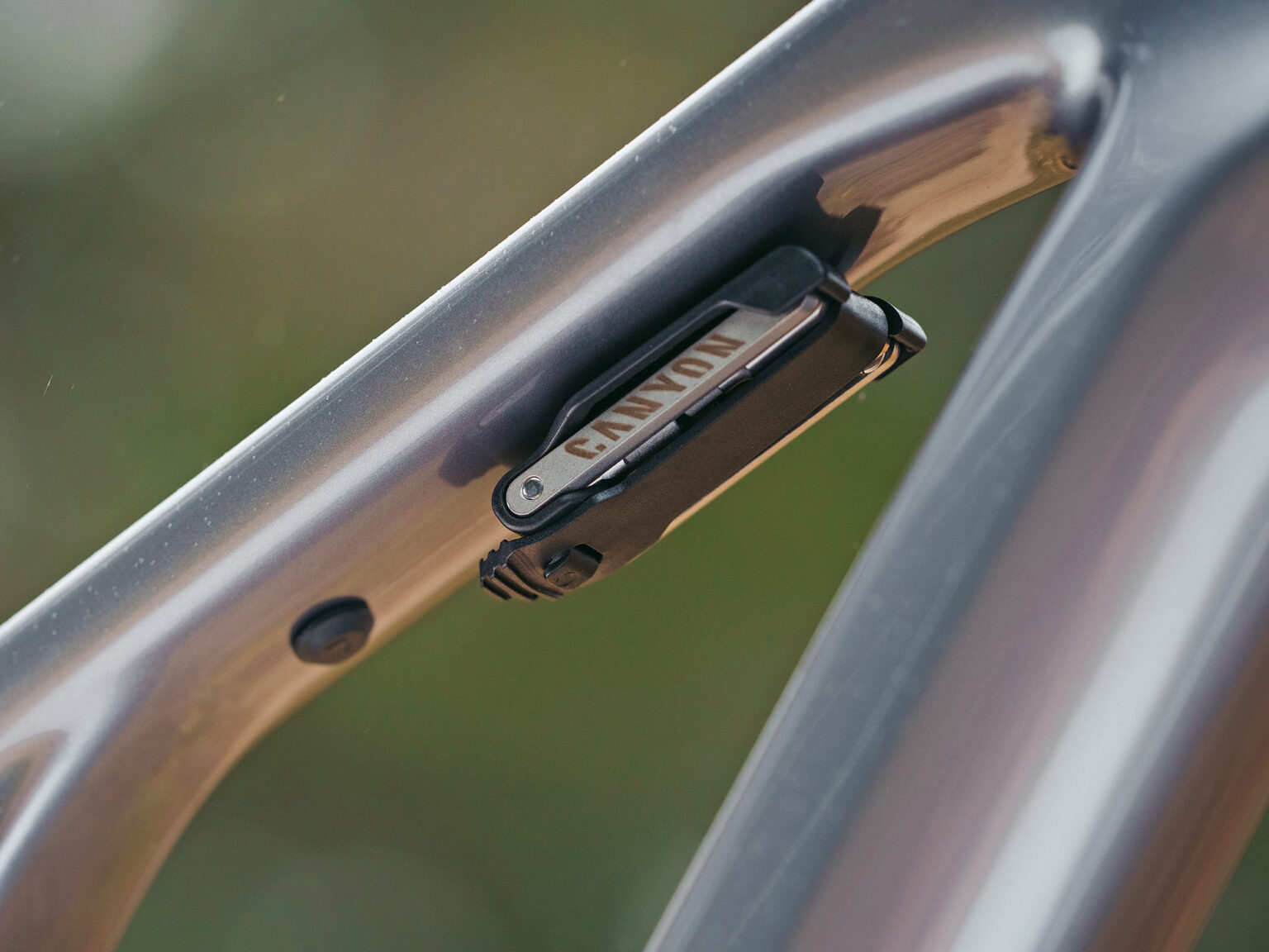 2026 Canyon Lux Trail lightweight mountain bike: multi-tool holder