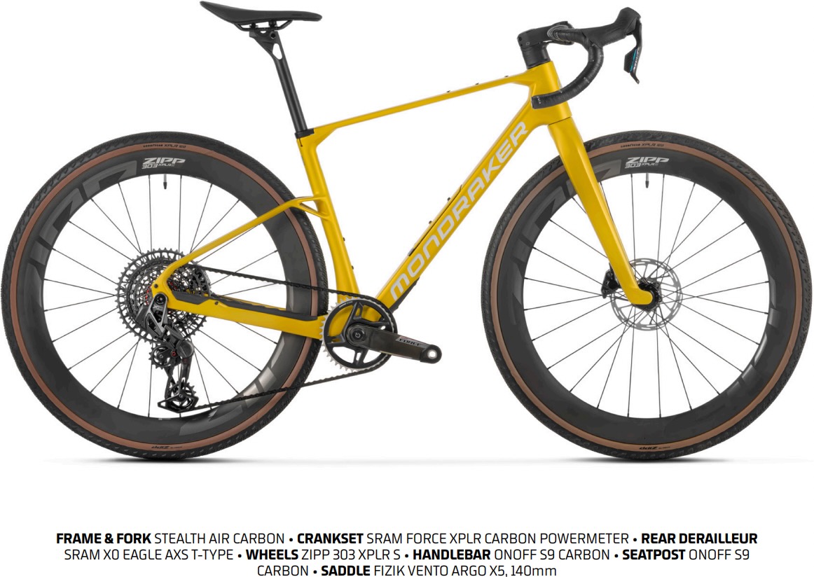 studiebillede af Mondraker Arid Carbon RR build