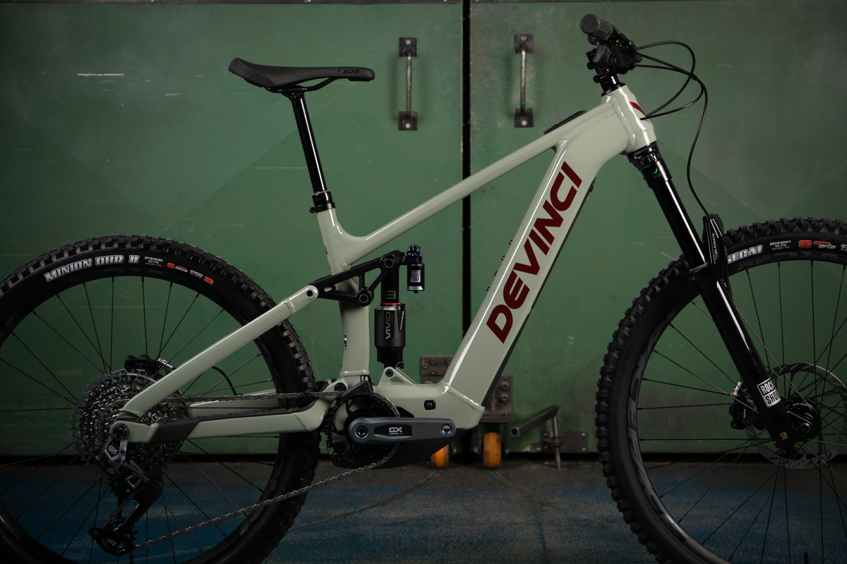 Devinci E-Spartan, ramme nærbillede