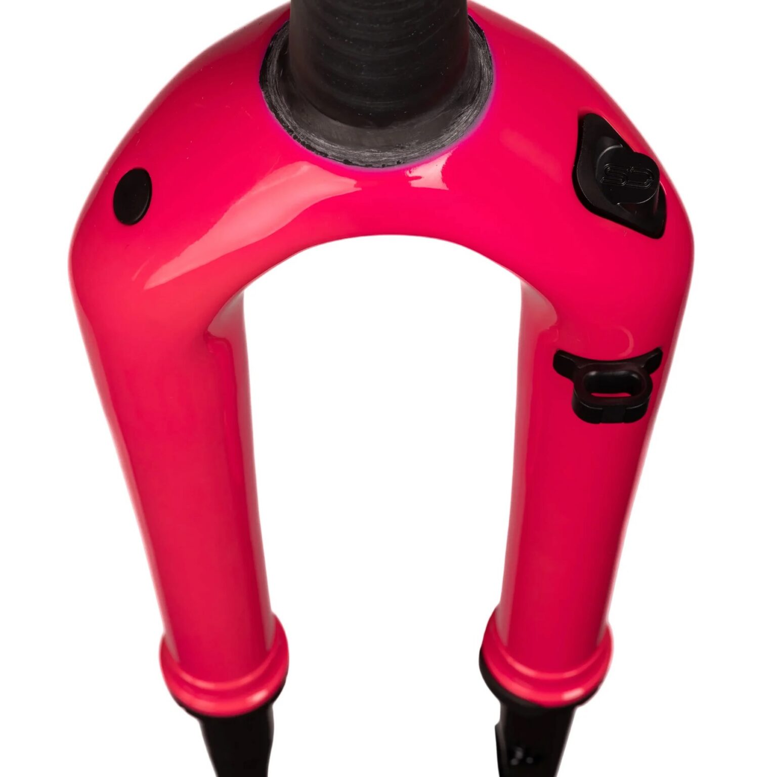 studio image of the pink uppers on the Cane Creek Invert Flamingo