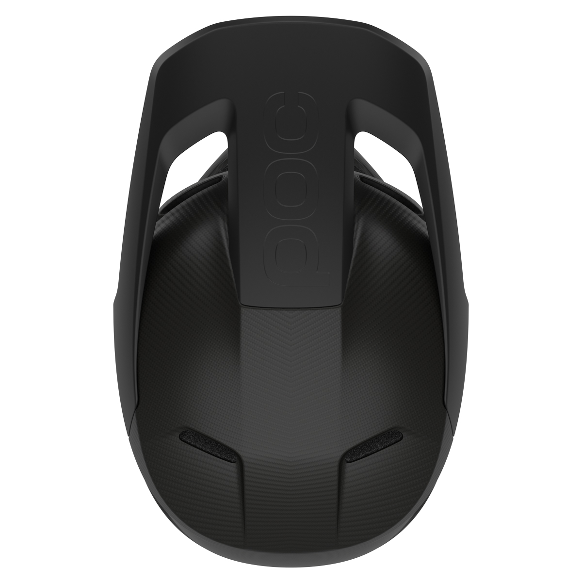 POC Baracon Carbon full face helmet, top