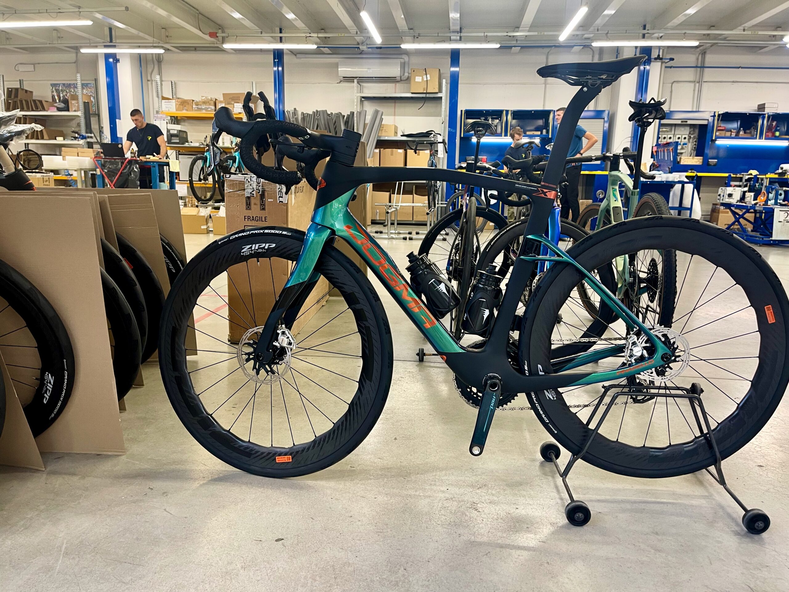Pinarello Dogma X At the Pinarello HQ