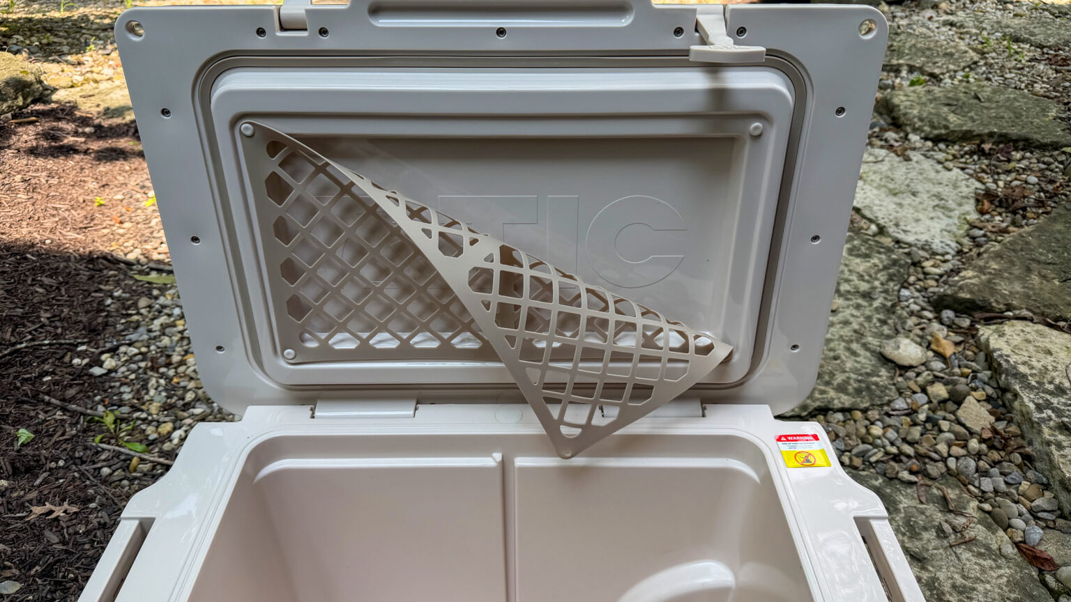 RTIC 54 qt wheeled cooler cargo net