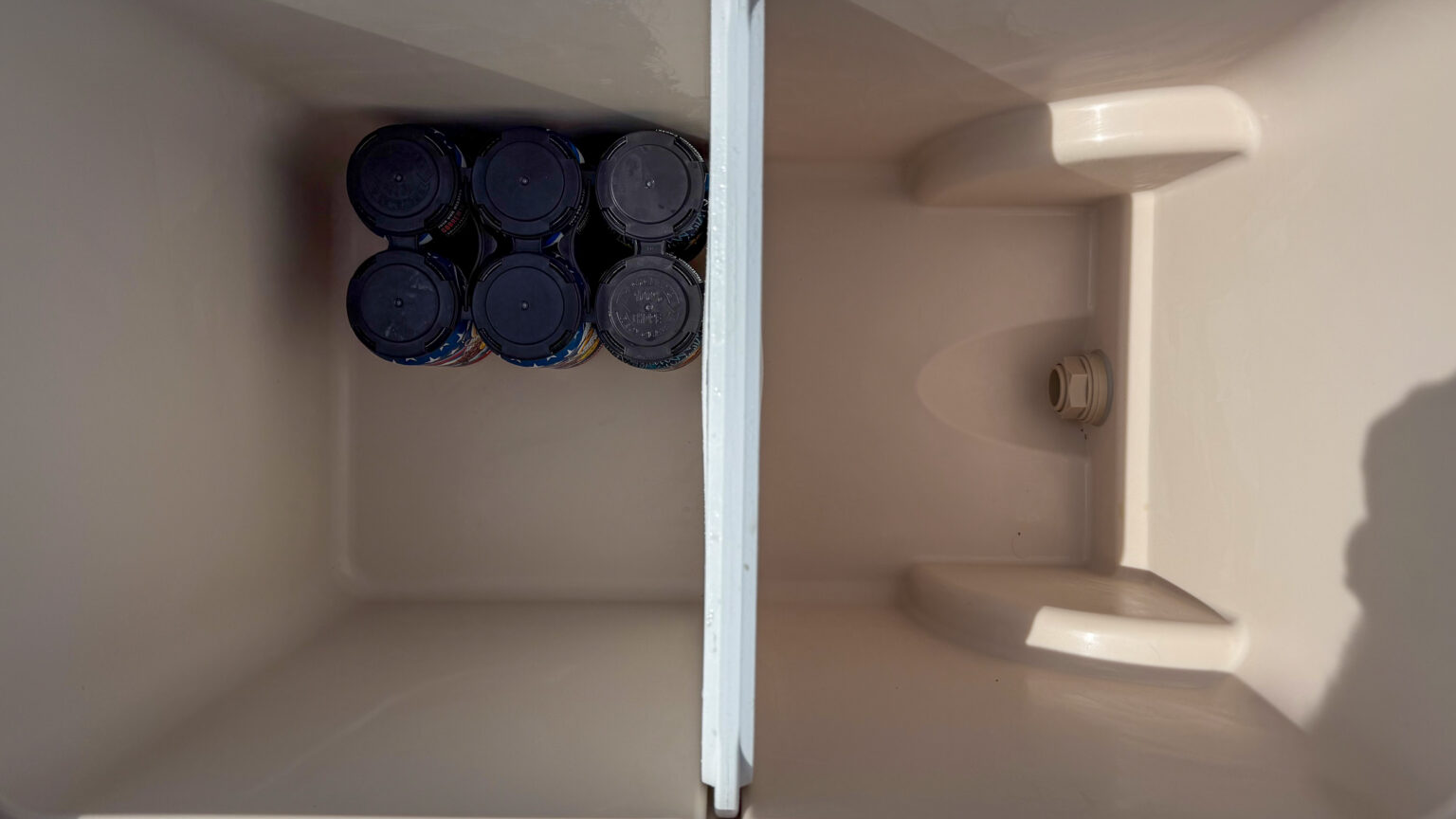 RTIC 54 qt wheeled cooler divider