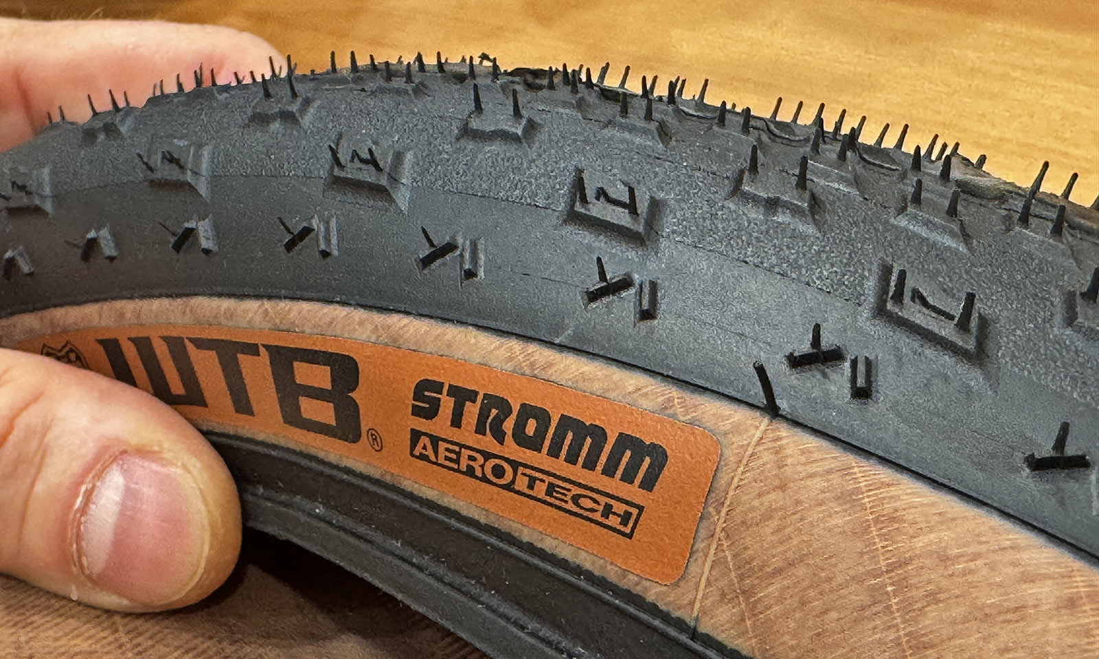 2026 WTB Course 52 gravel bike race tire with Stromm AeroTech aerodynamic optimization, wide round aero profile