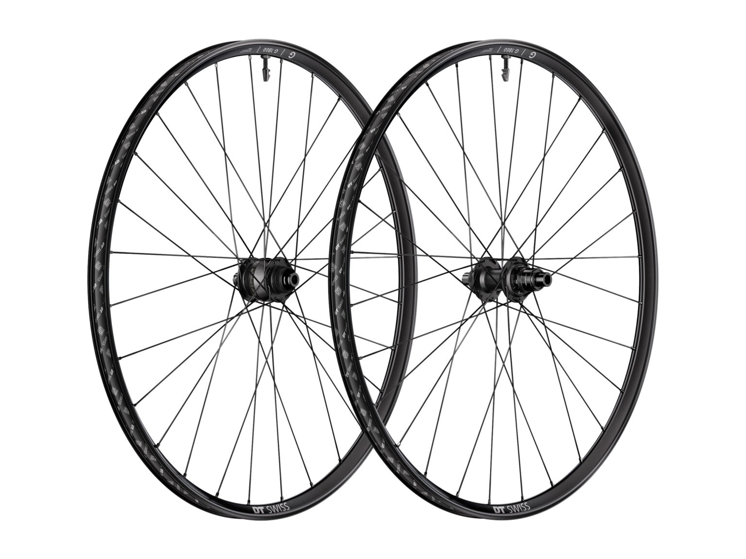 2026 DT Swiss G1800 Classic aluminum Gravel road wheelset with classic j-bend spokes