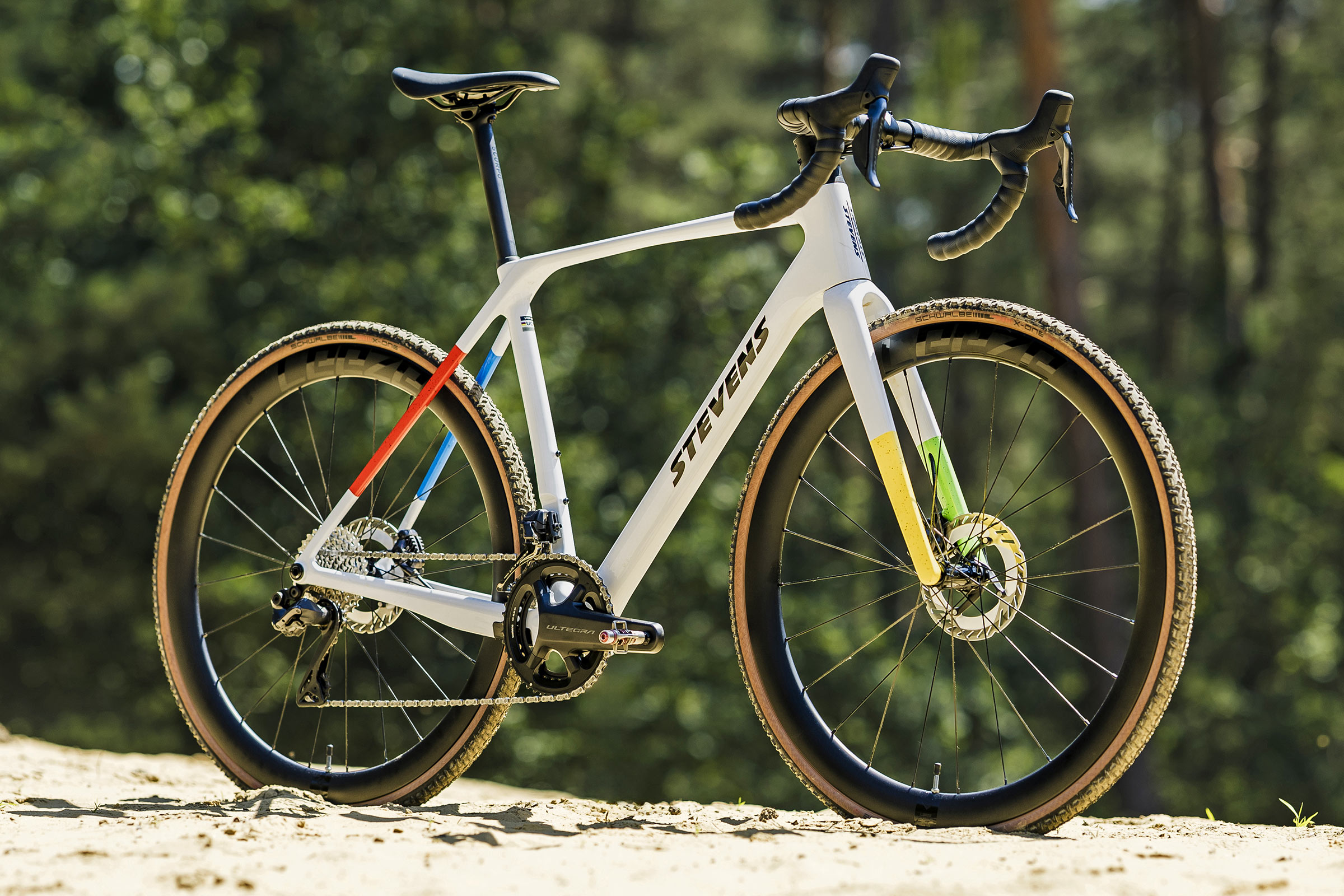 2026 Stevens Super Prestige carbon cyclocross race bike: angled bike