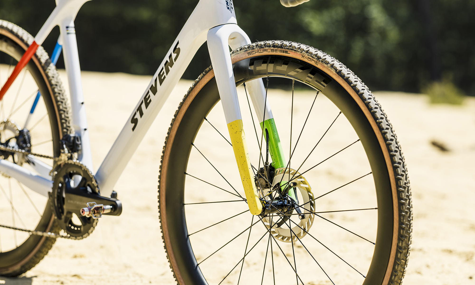 2026 Stevens Super Prestige carbon cyclocross race bike: aero fork