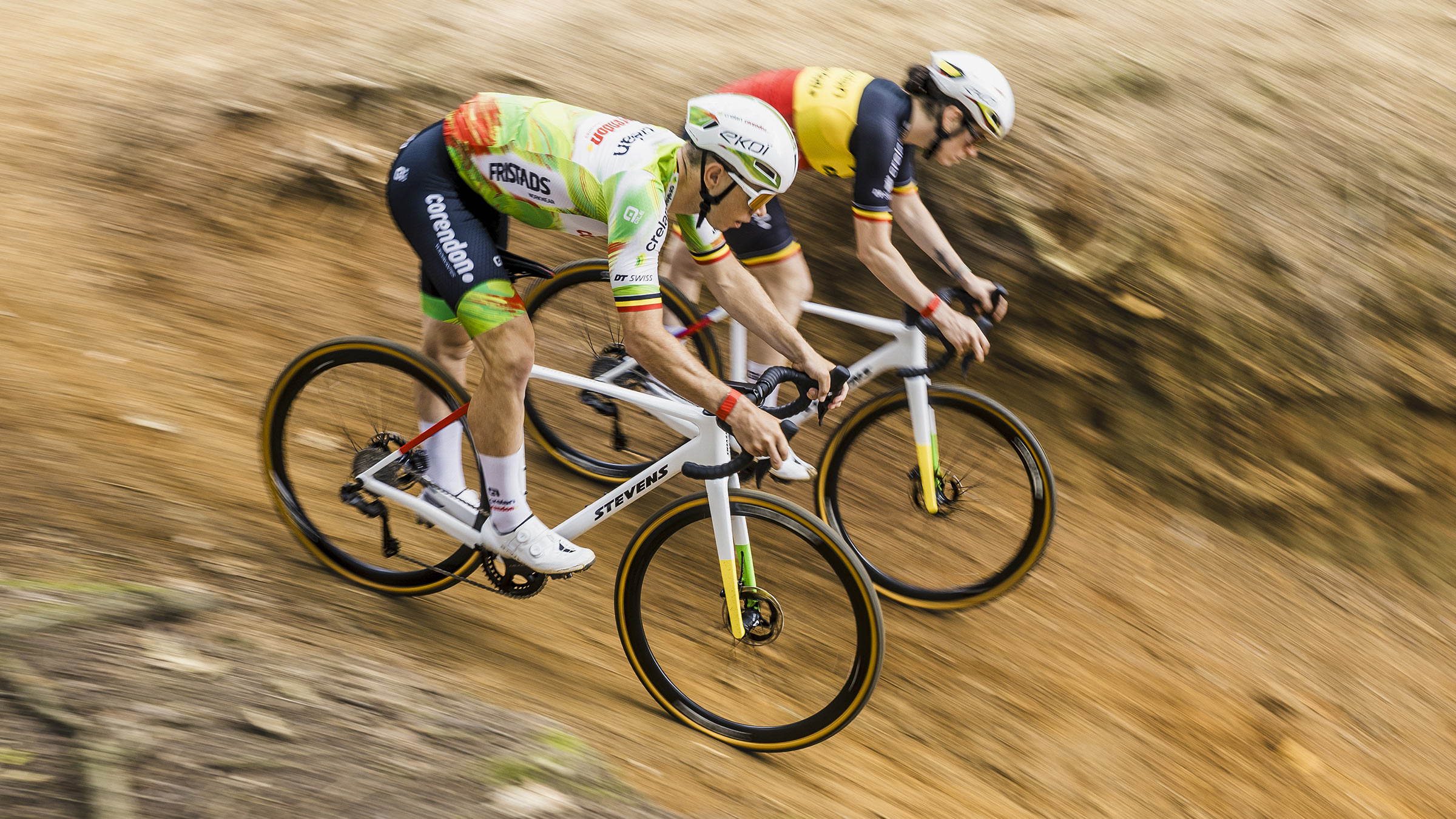 2026 Stevens Super Prestige carbon cyclocross race bike: team riding