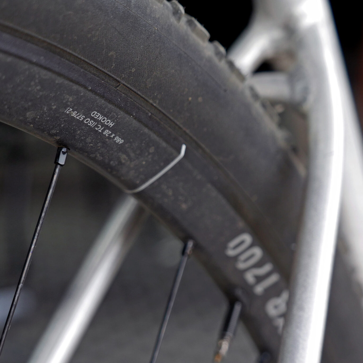 pre-production prototype 32" DT Swiss XR 1700 28mm internal alloy cross-country wheels