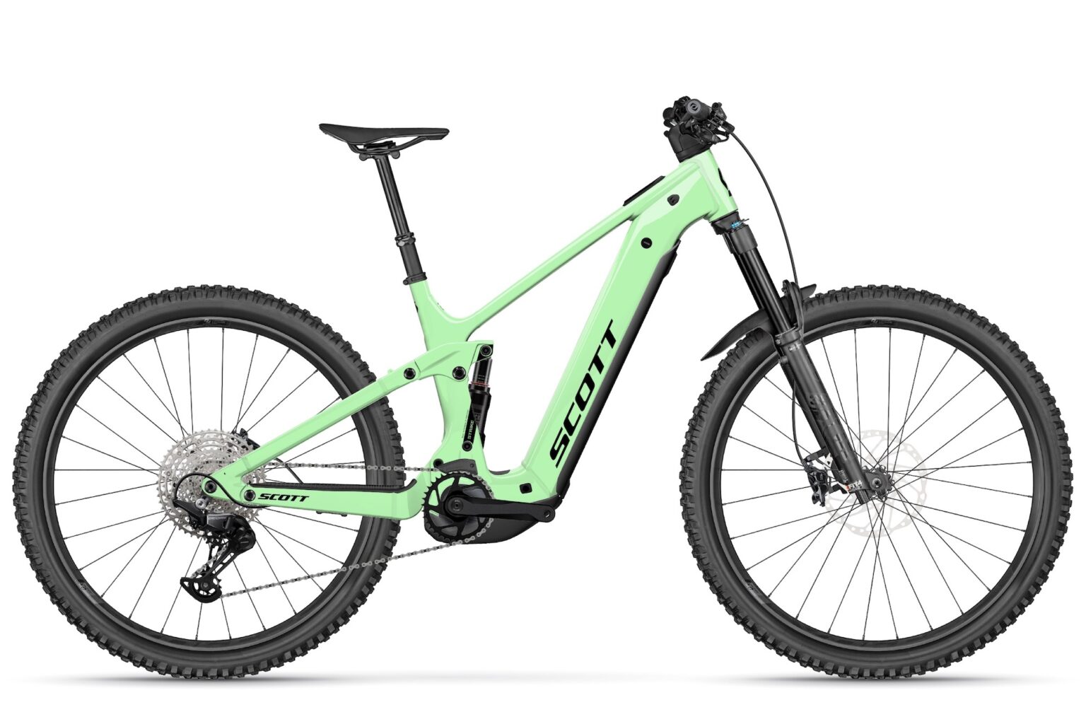 studio image of the Scott Strike 10 in Paradise Green