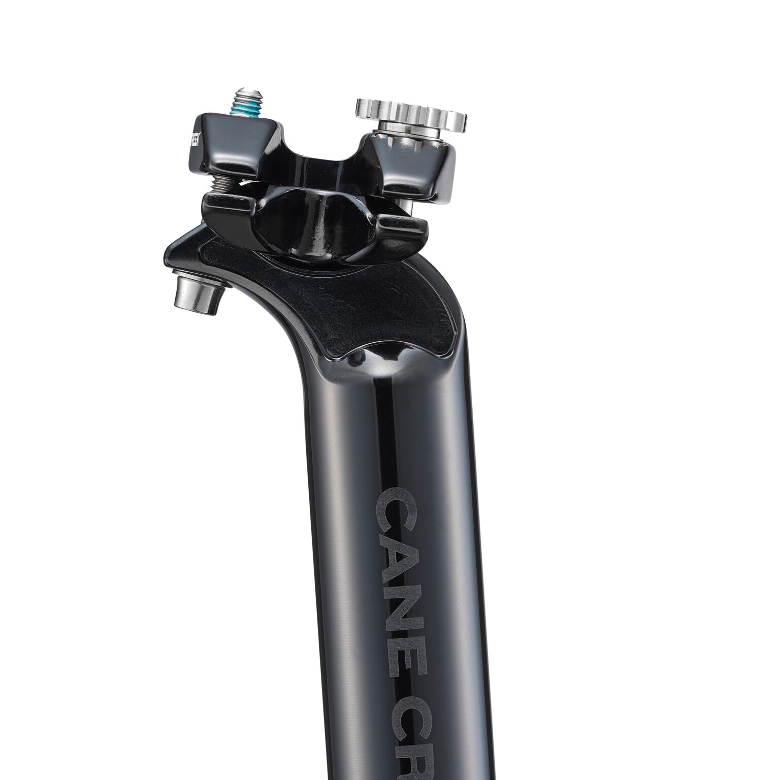 studio image showing the 10mm setback of the Cane Creek GXC seatpost