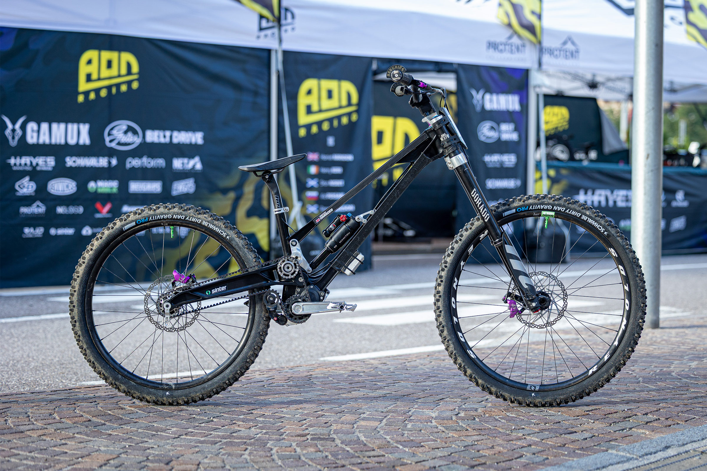 Hattie Harnden’s €100K Winning AON Gamux Sego: Pro Bike Raced to Gates Belted Purse