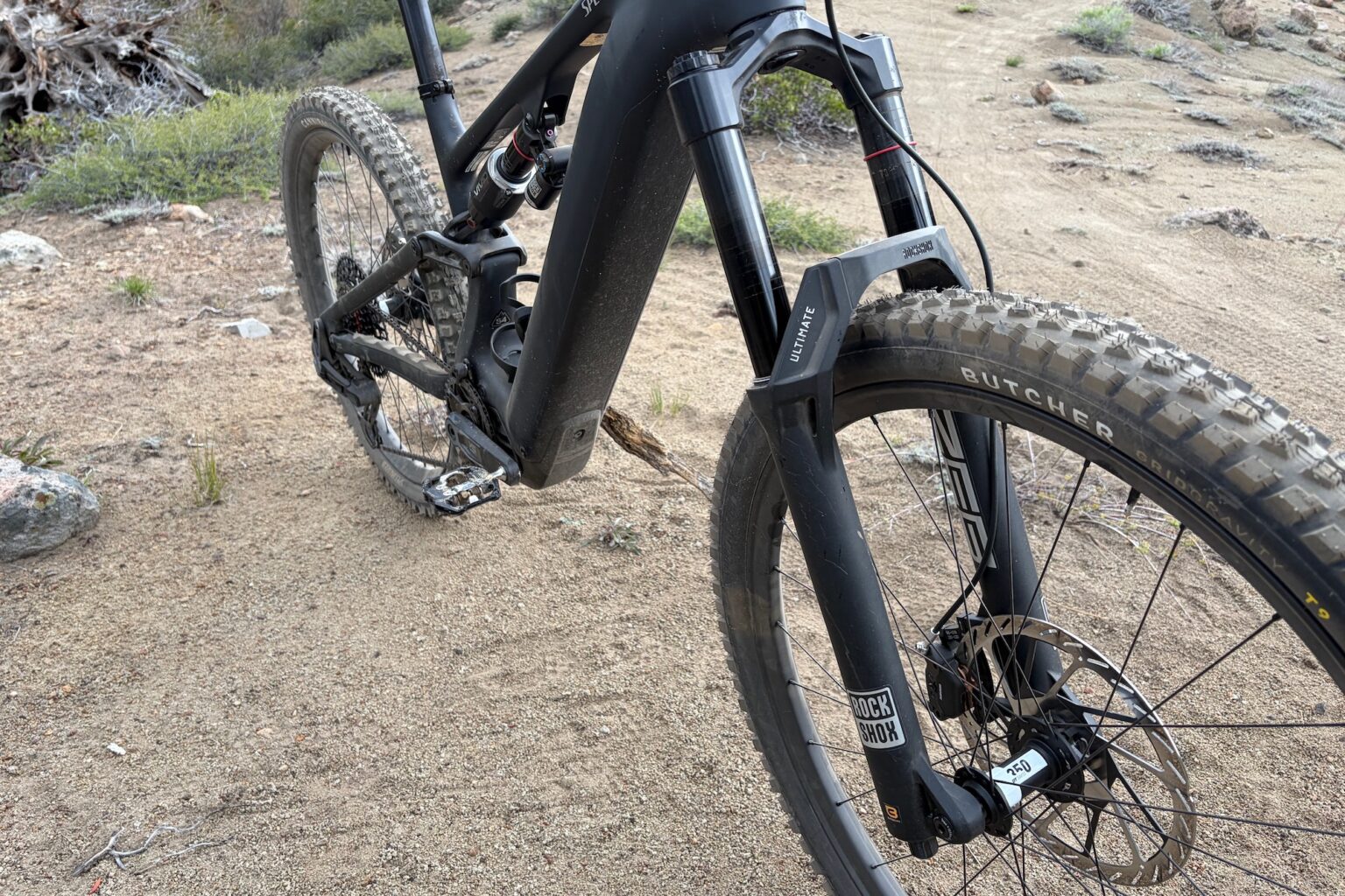 the ZEB fork on the Levo 4 EVO